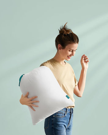 Pillow 40 x 80 cm, Set of 2, Filling 800 g, Fabric Surface Made of Soft, Brushed Polyester