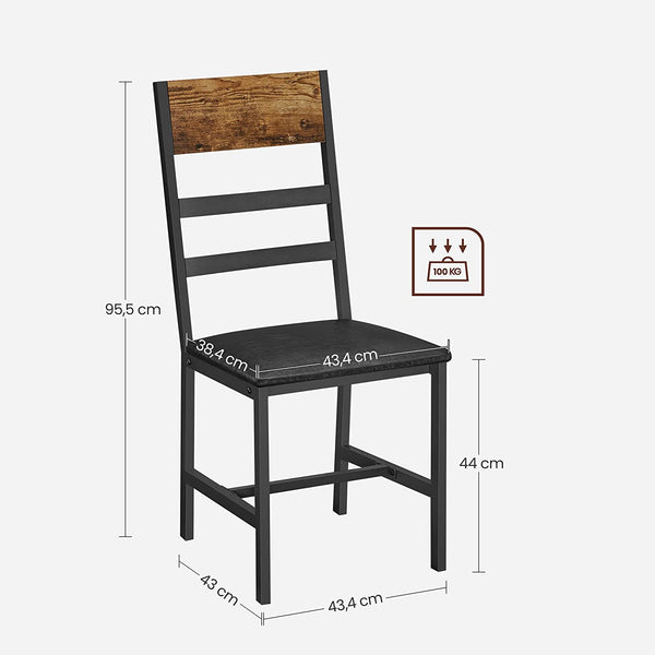 Ergonomic Dining Chairs (set of 2) - Karrari