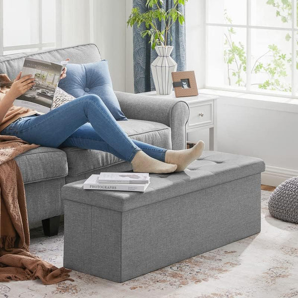 Folding Storage Ottoman Bench - Karrari