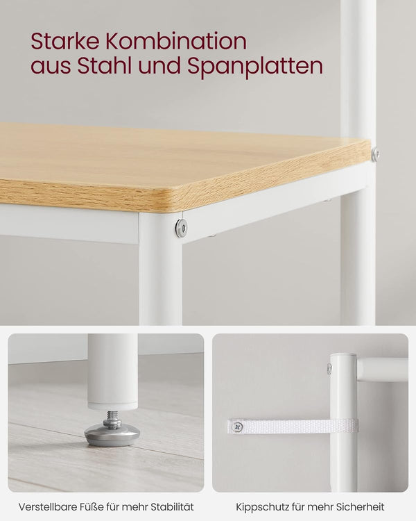 Coat Rack with Mirror & Bench - Karrari