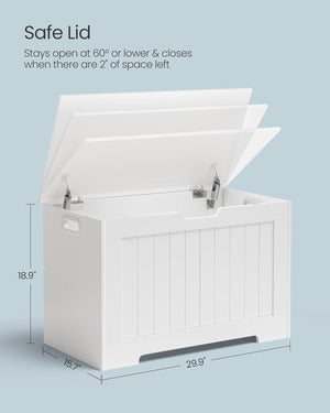 Modern Storage Chest Bench with Hinges - Karrari