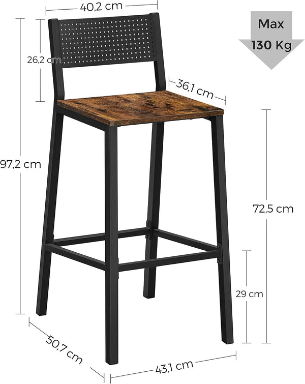 Breakfast Kitchen Chair with 2, Counter Chair