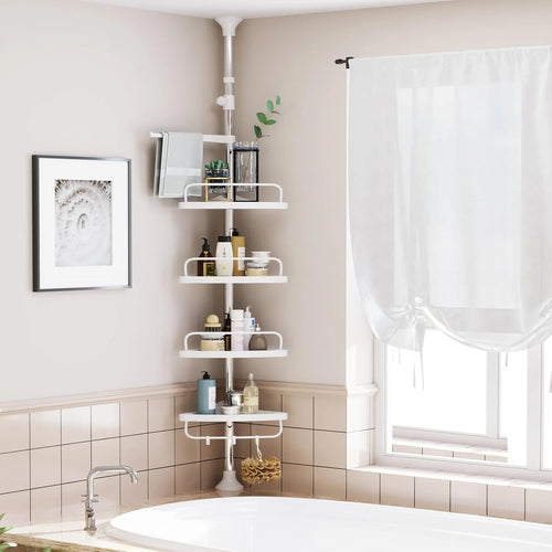 Adjustable Telescopic Bathroom Corner Shelf