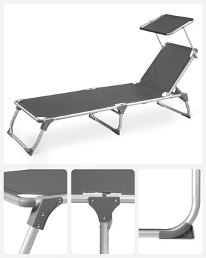 Outdoor Sun Lounger – Adjustable & Portable - Karrari