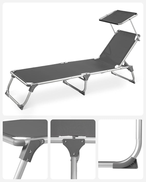 Outdoor Sun Lounger – Adjustable & Portable - Karrari