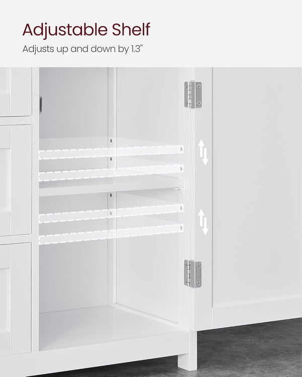 Freestanding Storage Cabinet with 3 Drawers