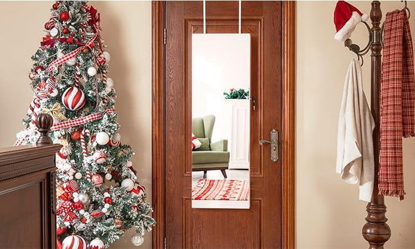 Wall Mounted Lockable Jewellery Cabinet with Mirror - Karrari