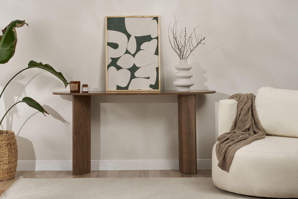 Elegant Melamine Coated Sideboard - Walnut - Karrari