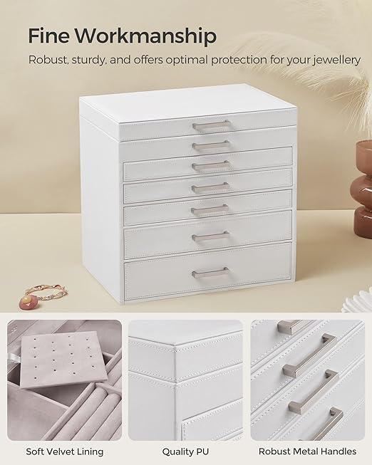 Large 6-Layer Jewellery Box with 5 Drawers - Karrari