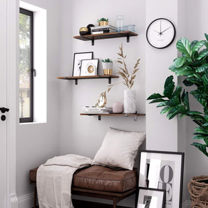 2 Piece Floating Wall Shelves