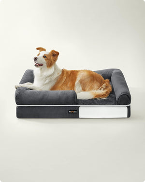 Orthopaedic Dog Bed - Washable Cover (Anti-Slip) - Karrari