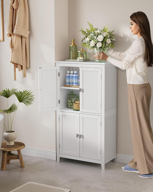 4-Door Bathroom Storage Unit