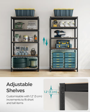 Industrial Shelving Unit - Adjustable Storage (50x100x200cm) - Karrari