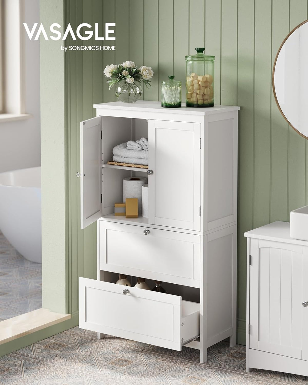 Storage Cabinet with Doors & Drawers - Karrari
