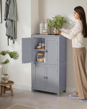4-Door Bathroom Storage Unit