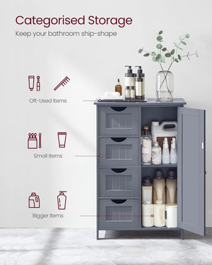 Bathroom Storage Cabinet – Chest of Drawers - Karrari