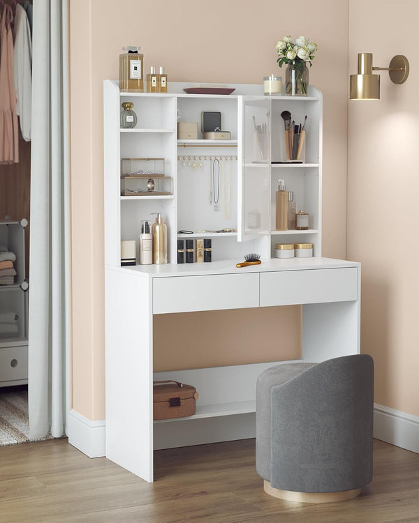 Dressing Table with LED Mirror & Storage Drawers - Karrari