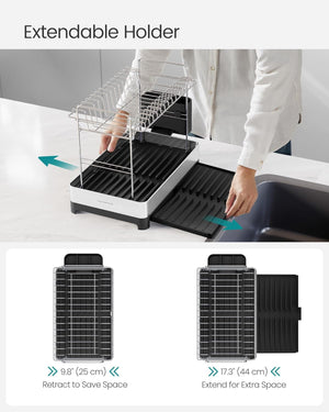 2-Tier Expandable Stainless Steel Rack - Karrari
