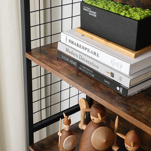 5-Tier Bookcase with Hooks - Karrari