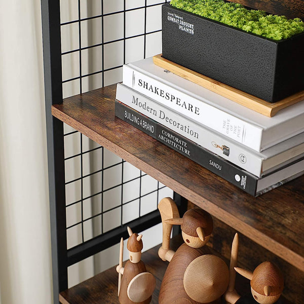 5-Tier Bookcase with Hooks - Karrari
