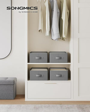Set of 4 Wardrobe Drawer Organisers - 6 Compartments - Karrari