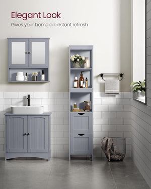 Tall Bathroom Floor Cabinet - Karrari