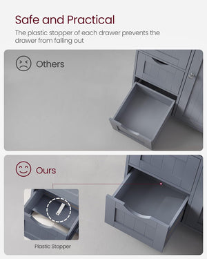 Bathroom Storage Cabinet – Chest of Drawers - Karrari