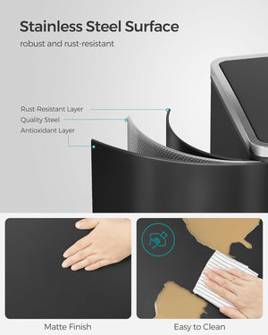 Double Rubbish Bin – Waste & Recycling, Metal Pedal - Karrari