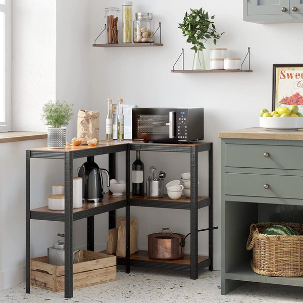Industrial Shelving Unit – 5 Adjustable Shelves (30x75x150cm) - Karrari