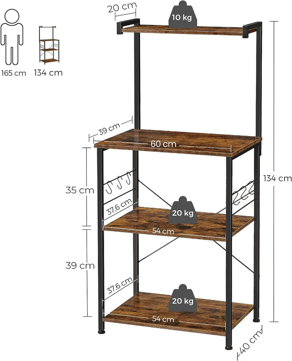 3-Tier Kitchen Rack - Karrari