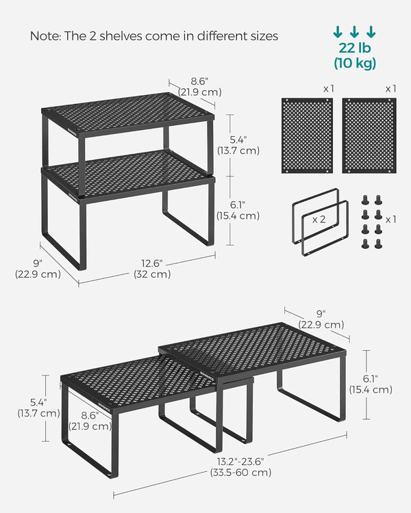 2-Piece Expandable Spice Holders - Karrari
