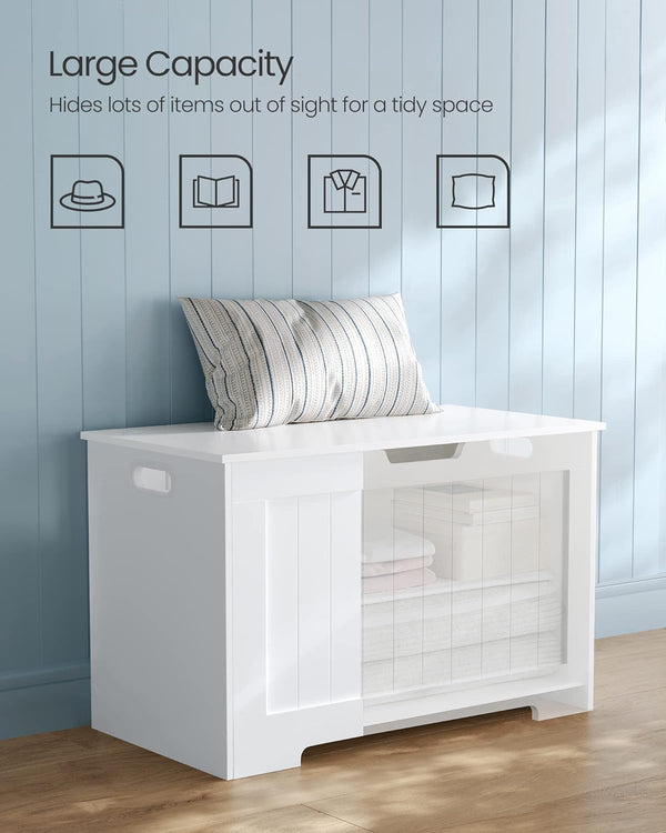 Modern Storage Chest Bench with Hinges - Karrari