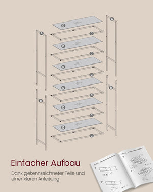 Glass Shelf 6-Tier – Storage - Karrari