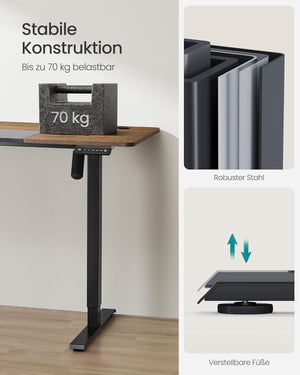 Electric Standing Desk – Adjustable Height with Memory Function - Karrari