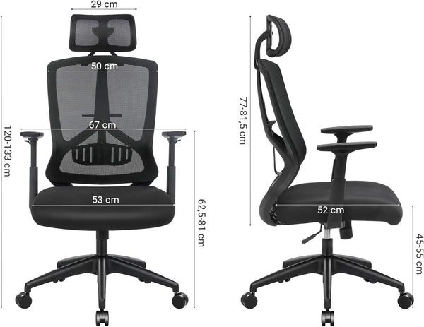 Ergonomic Office & Desk Chair with Lumbar Support - Karrari