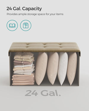 Storage Ottoman Bench – Folding Footrest - Karrari