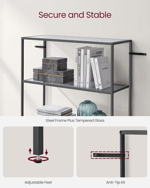 6-Tier Glass Shelving Unit - Karrari