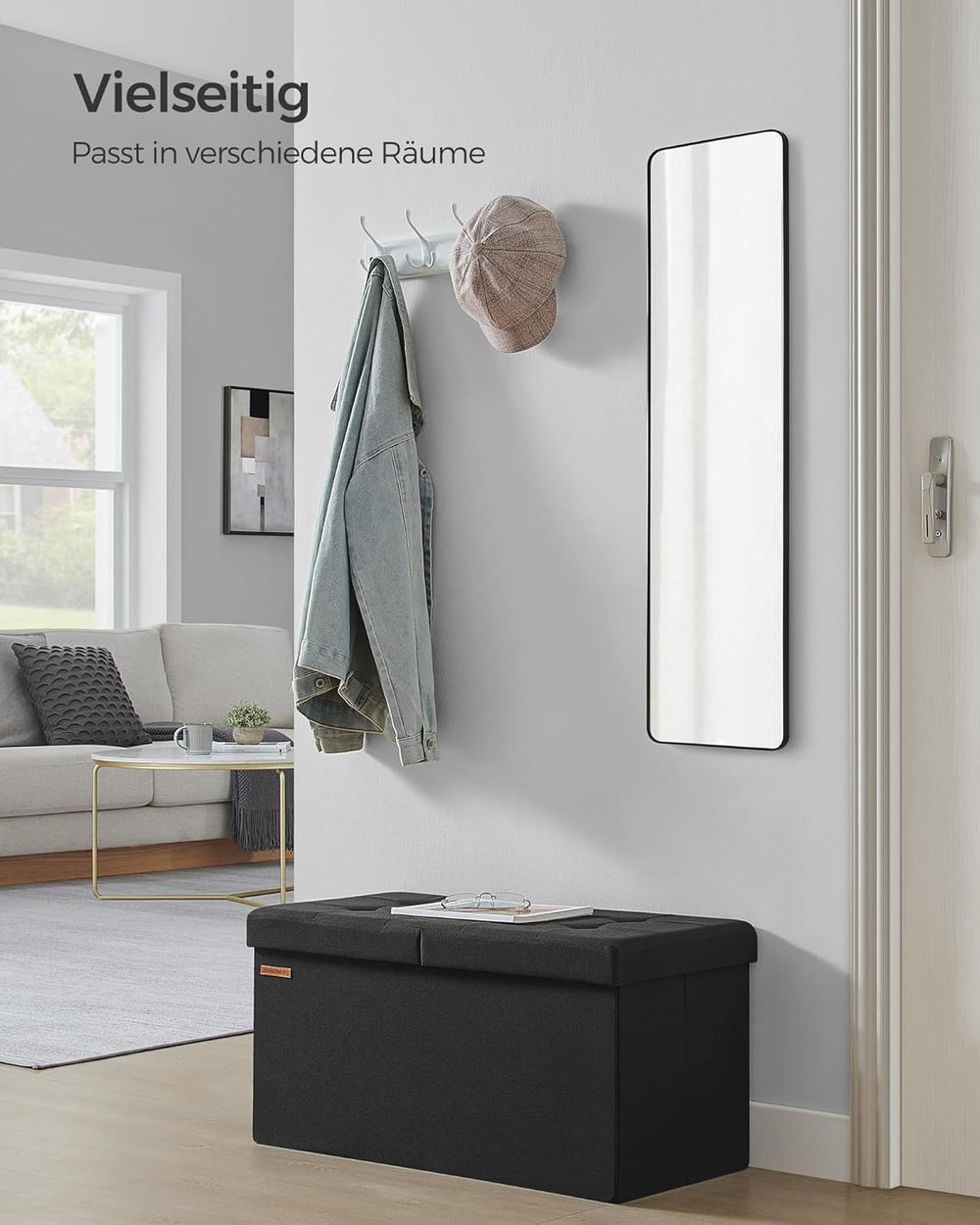 Foldable Storage Ottoman Bench - Karrari