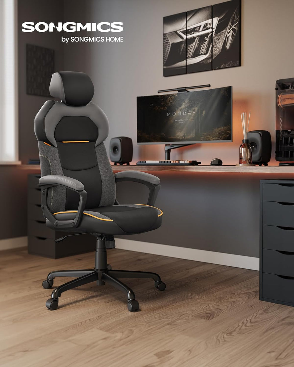 Office & Gaming Chair – Adjustable, Padded, Comfortable - Karrari