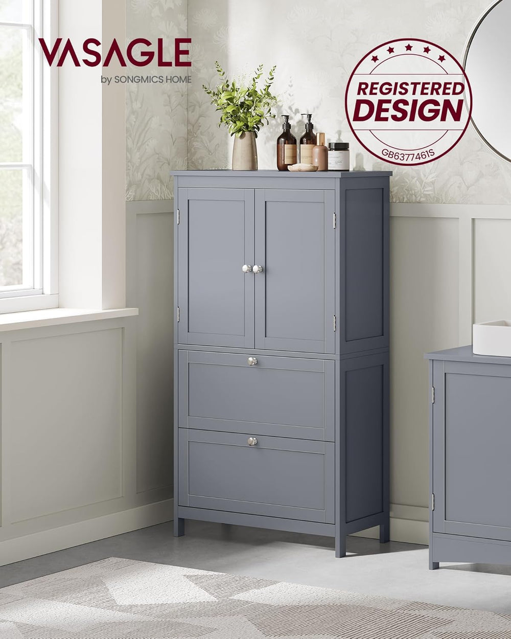 Storage Cabinet with Doors & Drawers - Karrari