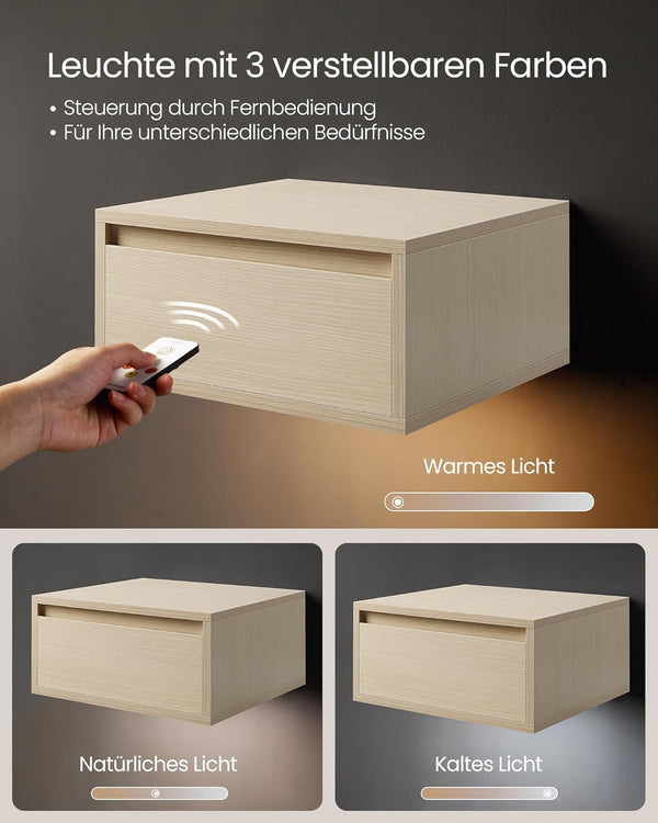 2-Piece Wall-Mounted Bedside Tables - Karrari