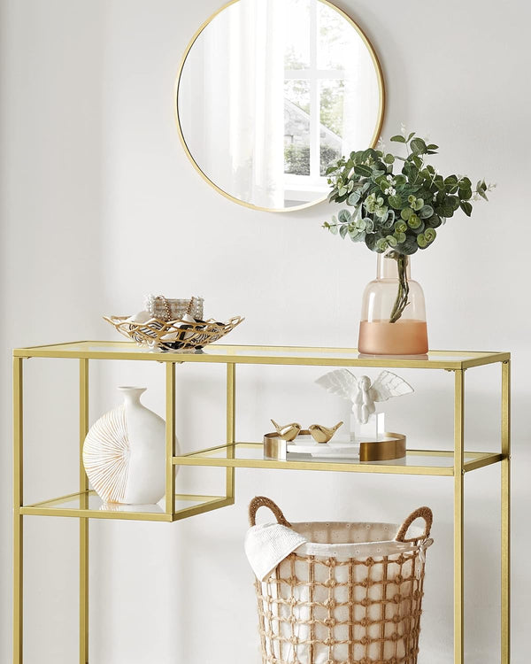Modern Gold Console Table - Karrari