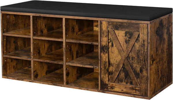 Shoe Storage Bench with Cushion - Karrari