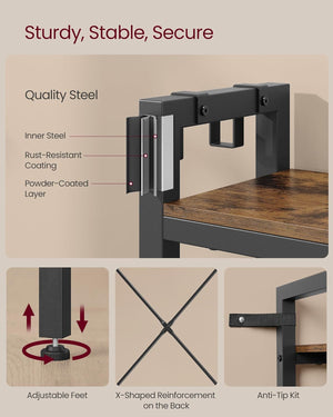 Hall Tree with Bench, Shoe Storage & Hooks - Karrari