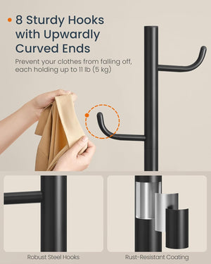 Tree Coat Rack - 8 Hooks - Karrari