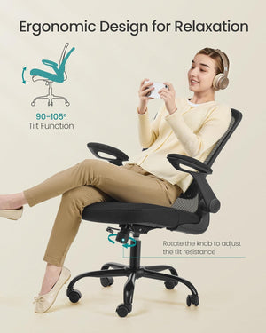 Ergonomic Mesh Office Chair with Lumbar Support