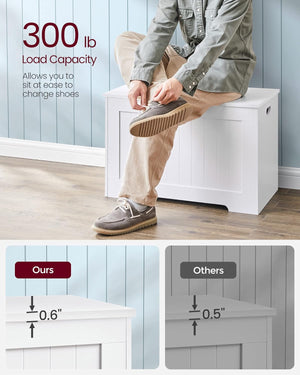 Modern Storage Chest Bench with Hinges - Karrari