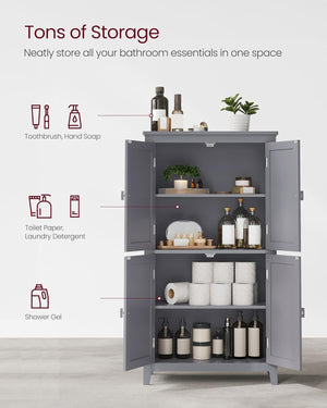 4-Door Bathroom Storage Unit