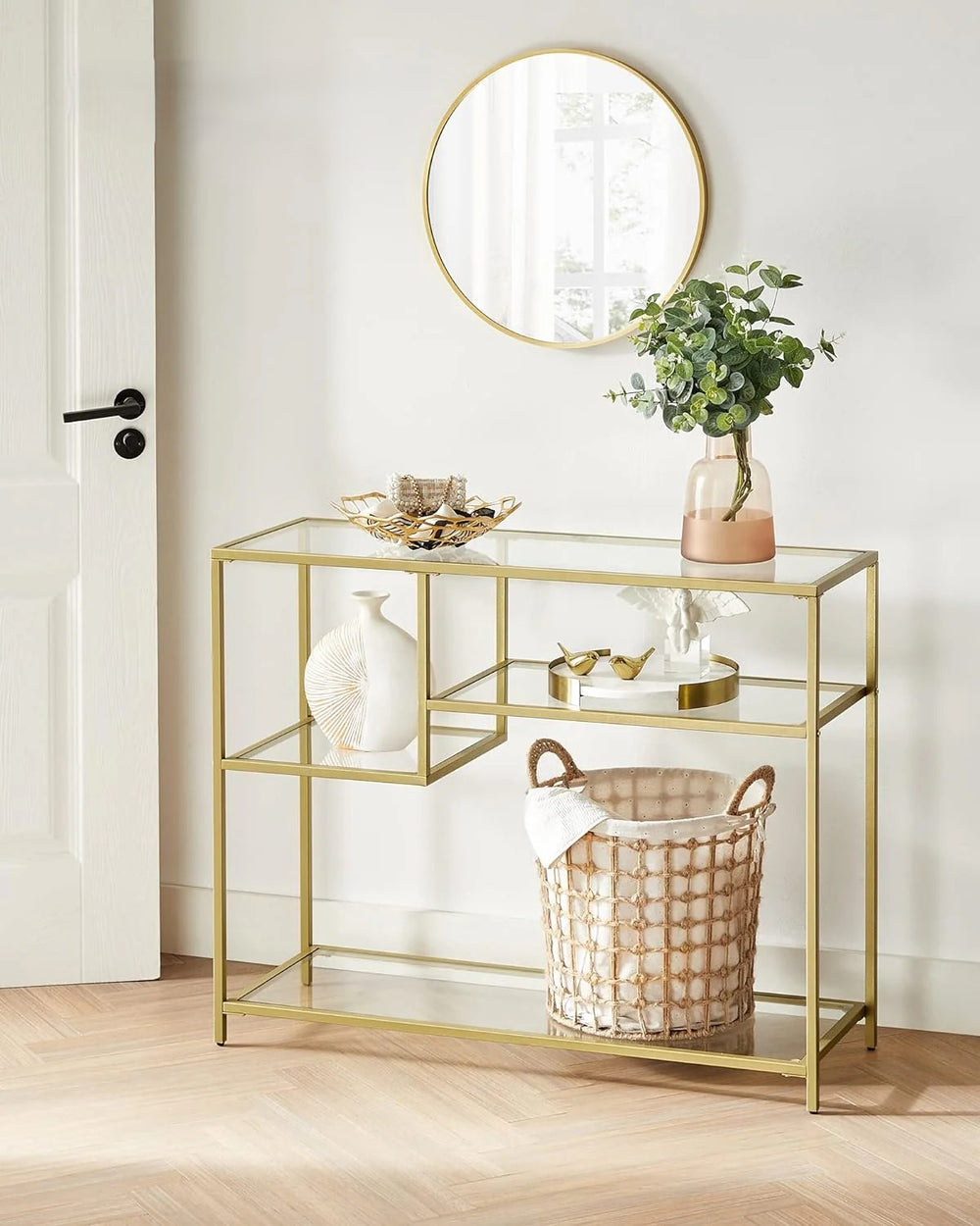 Modern Gold Console Table - Karrari