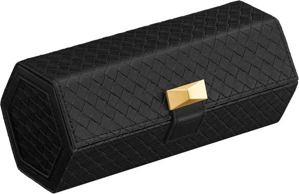 3-Watch Travel Case Hexagon Roll – PU Leather - Karrari